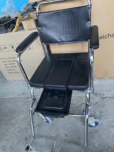 xəstə arabası: Tualet funksiyalı əlil arabası (Commode Wheelchair) Elil arabasi teze — 2