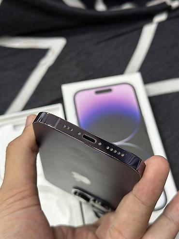 13 note pro: IPhone 14 Pro, 256 GB, Deep Purple, Simsiz şarj — 5