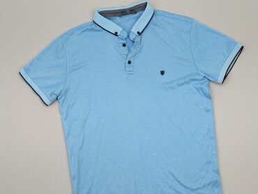 t shirty błękitny: Koszulka polo, L, stan - Bardzo dobry