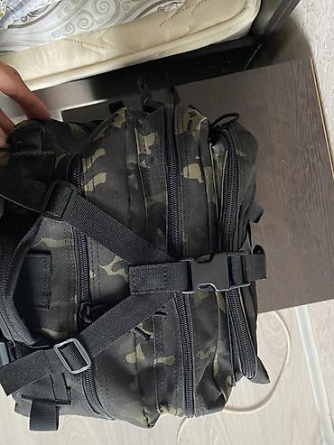 Рюкзактар: Тактический рюкзак с системой MOLLE, камуфляж (чёрный/мультикам) — 4