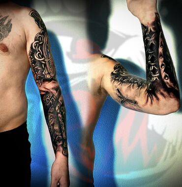Тату, пирсинг: Создание эскиза, Цветные татуировки, Черно-белые татуировки | С выездом на дом, Консультация