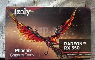 kompüter ramı: Видеокарта Radeon RX 550, 4 ГБ, Б/у