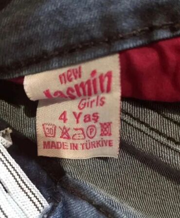 Cinslər və şalvarlar: Cins şalvar, Qız üçün, 5 - 6 yaş — 2