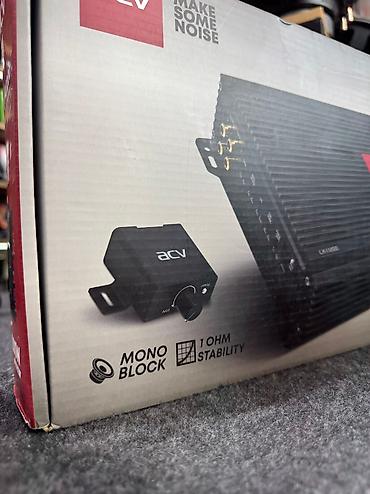 Сабвуферы для авто: Swat Сабвуфер + усилитель моноблок Acv 1.1200 и короб ! Отличный — 6