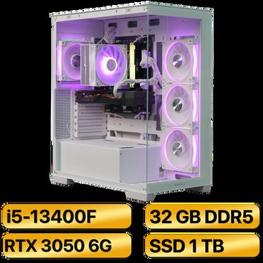компютеры для игр: Компьютер, ядер - 10, ОЗУ 32 ГБ, Игровой, Новый, Intel Core i5, NVIDIA GeForce RTX 3050, NVMe