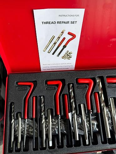 восстановление резьбы: Набор для ремонта резьбы (Thread Repair Set) в металлическом кейсе — 4