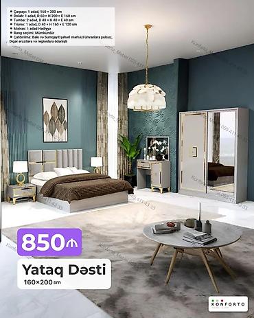 Yataq Dəsti – 160×200 sm Komplektə daxildir: - Çarpayı: 1 ədəd lalafo.az -da Yataq Dəsti – 160×200 sm Komplektə daxildir: - Çarpayı: 1 ədəd
