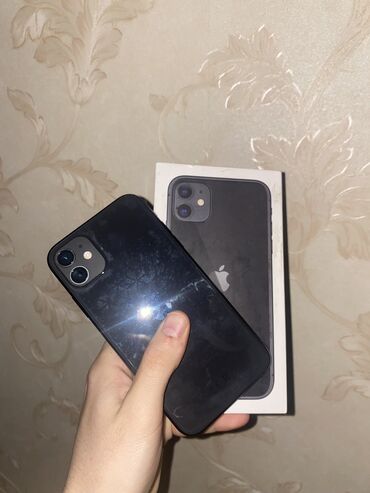 Apple iPhone: IPhone 11, 64 GB, Black Titanium, Face ID