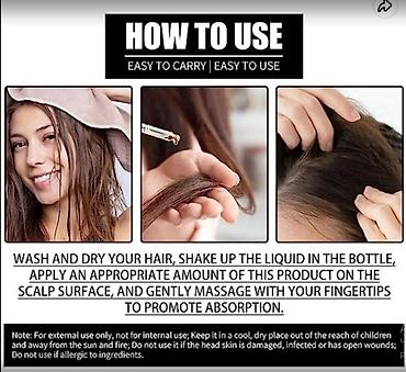 Уход за телом: США для роста волос укрепления роста восстановления уменьшения — 9