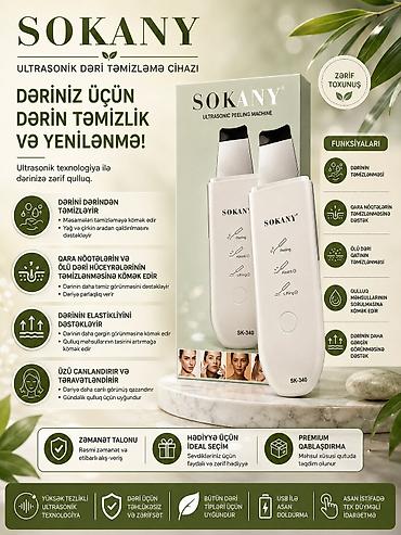 №: 16765 Məhsulun adı: Üz qulluğu üçün cihaz Sokany SK-340, ultrasəs