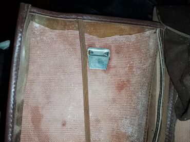 Портфели: Портфель‑органайзер советского образца (кожа/кожзам, коричневый) — 15