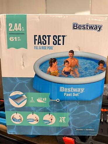 Бассейны: Надувной бассейн Bestway Fast Set - Серия: Fast Set (Fill & Rise — 1
