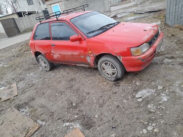 транспорты: Toyota Starlet: 1991 г., 1.3 л, Механика, Бензин, Купе