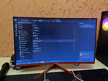 Masaüstü kompüterlər və iş stansiyaları: Rampage 165 hz 24 inc ekran Msi z390 ana plata İ7 9700k Rx 6650xt — 10