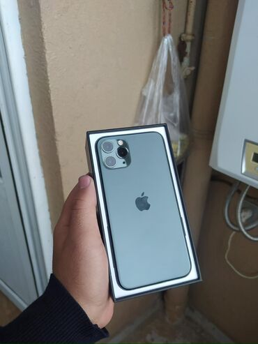 dubayda iphone 11 pro qiymeti: IPhone 11 Pro, 64 ГБ, Зеленый, Отпечаток пальца, Face ID