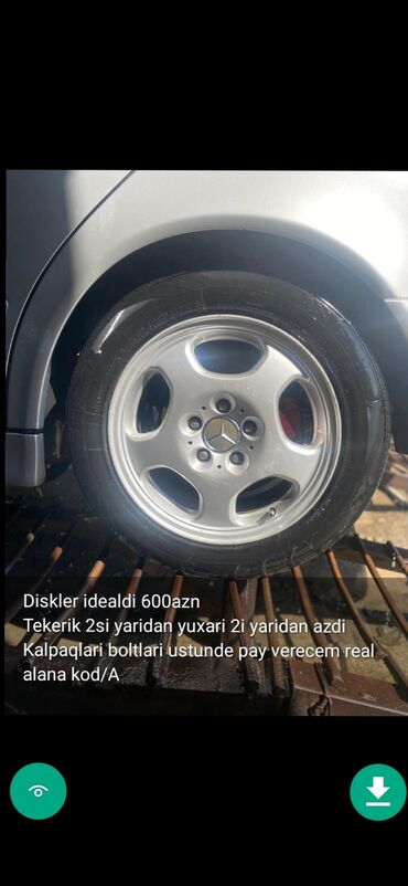 Disk təkərlər: İşlənmiş Disk təkər R 16 — 4