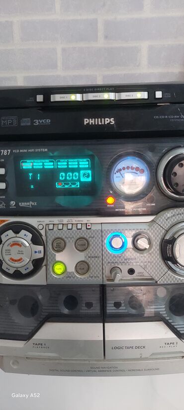 Musiqi mərkəzləri: Hollandiya brendi və Hollandiya istehsalı olan Philips FW-V787 VCD — 4