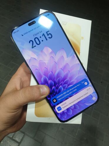 telfon honor: Honor 200 Lite, 256 GB, rəng - Qara, Zəmanət, Sensor, Barmaq izi