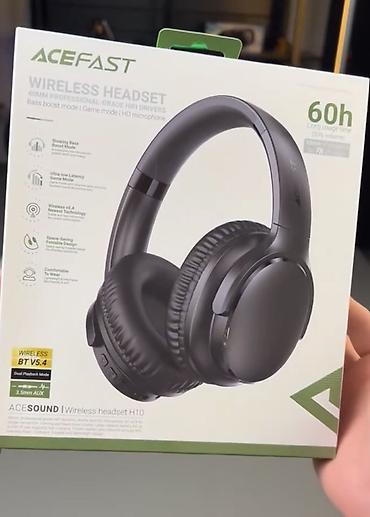 ugreen hitune max5c: Беспроводные гарнитуры, Acefast, Новый, цвет - Черный — 1