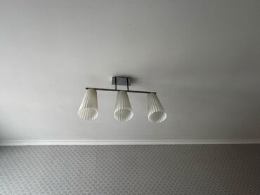 Stol lampaları: Çılçıraq, 3 lampa, Metal