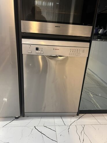 yuxa bisiren aparat: Qabyuyan maşın Bosch, Tam qabaritli (60 sm.), Quraşdırılan, İşlənmiş