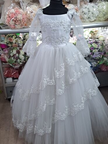 Платья: Детское платье, цвет - Красный, Новый — 13