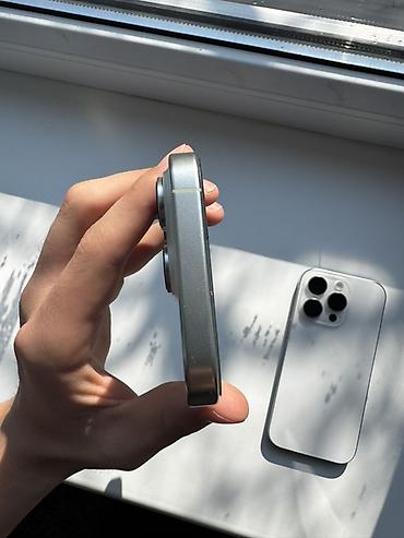 Apple iPhone: IPhone 16 Pro, Б/у, 256 ГБ, Серебристый, Защитное стекло, 100 % — 5