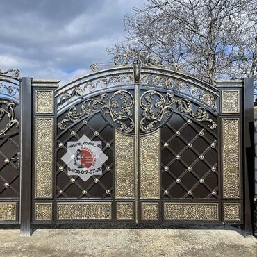 Распашные ворота: Кованые изделия под заказ: ворота, калитки, ограждения, перила — 2