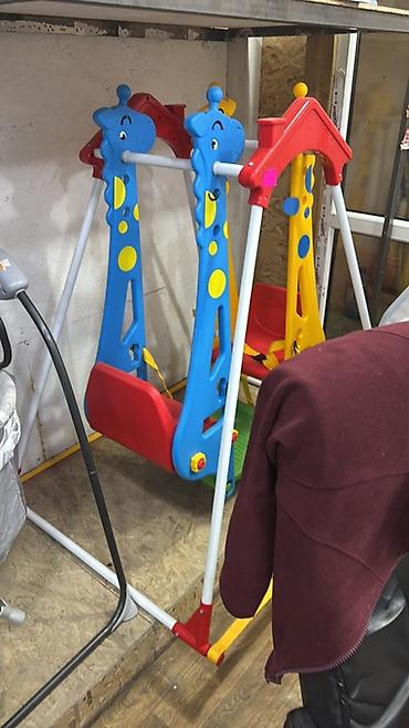 Игровые манежи: Игрушки Новая все Качеля Качели Горка Синий трактор Стол и стул — 8