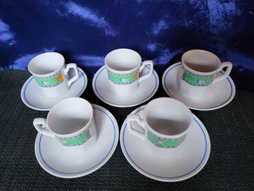 Kuhinjski setovi: Soljice nove za kafu Zajecar porcelan iz 70ih. Soljice perfektne,na — 3