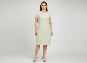długie plisowane spódnice zielone: Women`s dress, size XL