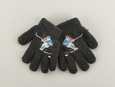 czarne czapki zimowe: Rękawiczki, 14 cm, stan - Bardzo dobry