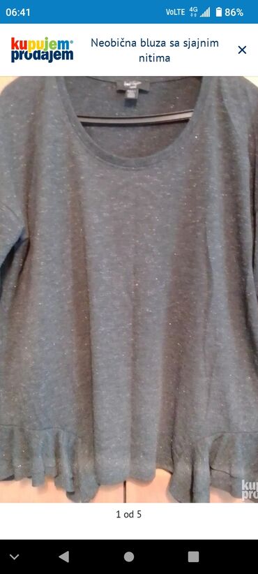mango bluze i košulje: 2XL (EU 44), Single-colored, color - Khaki