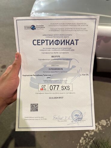 Другие аксессуары: Гос номер сатылат‼️