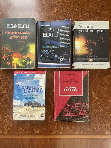səs yazıcı: Kitab paketi – 5 adda bədii ədəbiyyat - Elxan Elatlı – “Cəhənnəmdən — 1