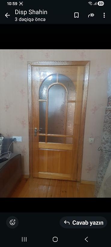 taxta biti: İşlənmiş Otaq qapısı 80x205 sm Zamok ilə, Ünvandan götürmə — 1