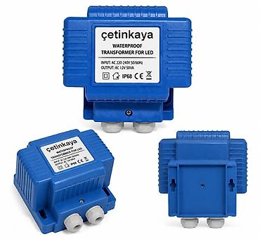 Transformatorlar: №: 7848 Məhsulun adı: Hovuz trafosu Çetinkaya 600 Watt trafo IP65 — 1