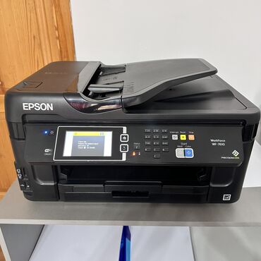 цветной принтер а3: Мультифункциональное устройство (МФУ) Epson WorkForce WF-7610DWF