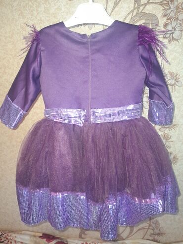 Детское платье цвет - Фиолетовый