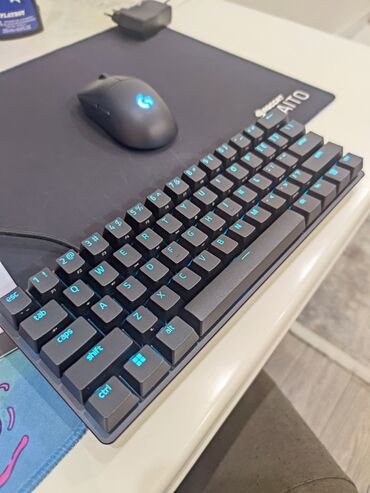 logitech g305: Razer Huntsman mini Gaming Keyboard Cox az istifade olunub. Red