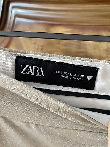 zara paltar: Şalvar, Zara, L, rəng - Bej — 7