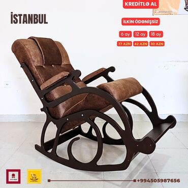 Kreslolar: Yeni, Kreslo-kaçalka, Parça, Kredit var, Şəhərdaxili pulsuz çatdırılma — 9