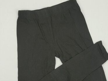 legginsy ze srebrnym lampasem: Leggings for kids, Destination, 13 years, 152/158, condition - Good