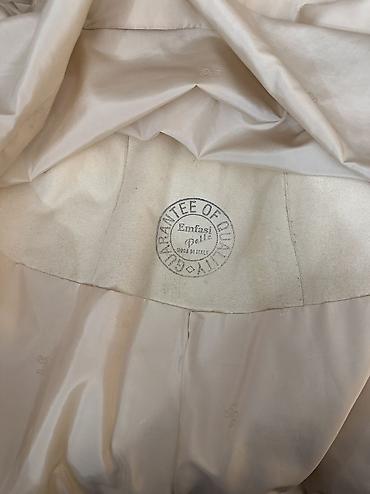 white coat: Шуба, Норка, Короткая модель, Италия, С капюшоном, XL — 4