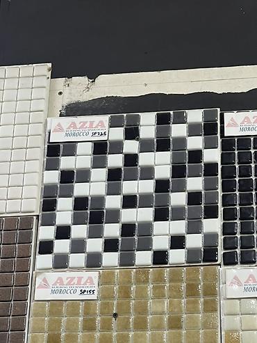 Кафель мозаика: Назначение: Для бассейна, Глянцевое покрытие, 20x20 см — 15