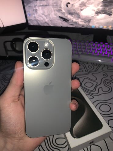 poco x6 pro 5g qiymeti: IPhone 15 Pro, 128 GB, Natural Titanium, Simsiz şarj, Face ID, Sənədlərlə