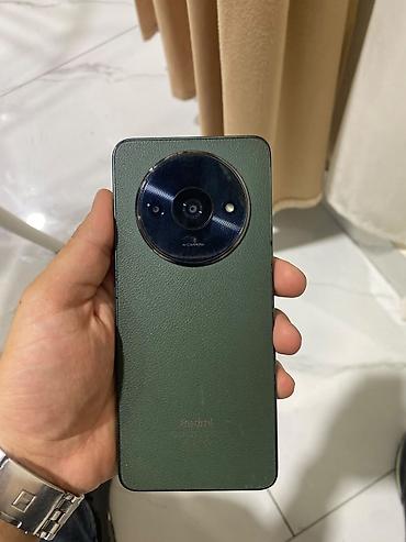 poco telefonlari: Redmi A3, 128 GB, rəng - Yaşıl, Barmaq izi — 2