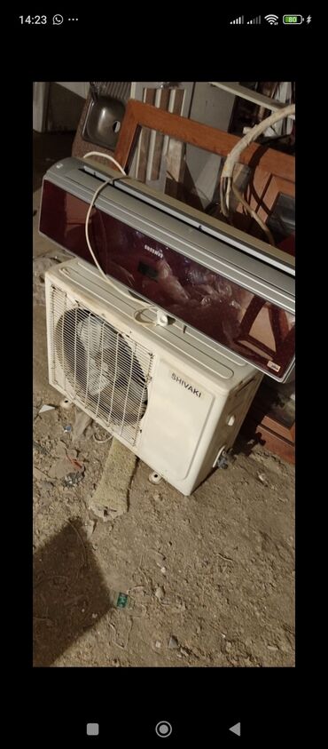 Ütülər və buxarlayıcılar: Kondisioner Shivaki, İşlənmiş, 100-dən çox kv. m, Split sistem, Kredit yoxdur