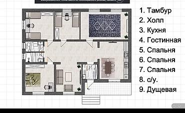Продажа коттеджей и домов: Продаётся современный дом в стиле HI-TECH в с. Көлмө, Биринчи Май — 12
