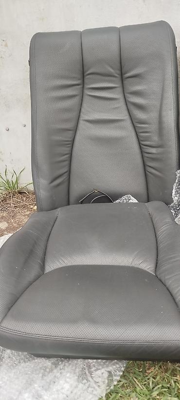 Сиденья: Комплект сидений, Кожа, Mercedes-Benz 2001 г., Б/у, Оригинал, Германия — 9